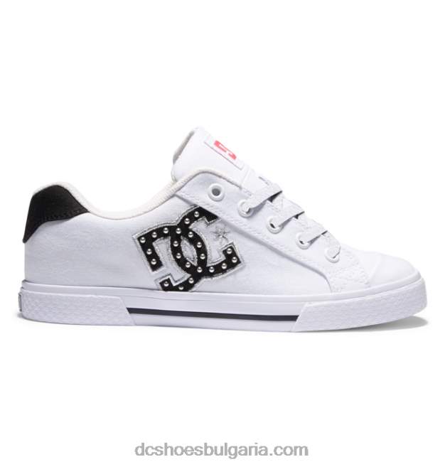 DC Shoes дамски обувки челси GJnj7452 бяло/зебра