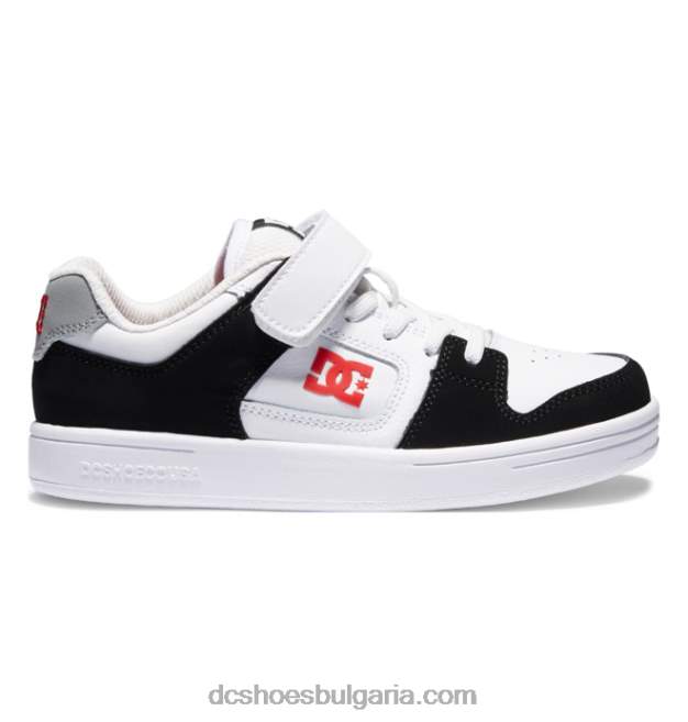 DC Shoes детски обувки manteca 4 с еластична дантела GJnj7562 черно/бяло/червено