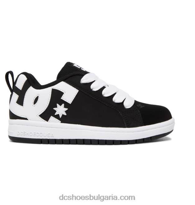 DC Shoes детски обувки за корт график GJnj7568 Черно бяла