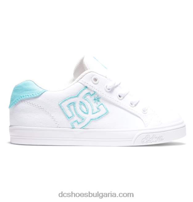 DC Shoes детски обувки челси GJnj7505 бял/ментов julip