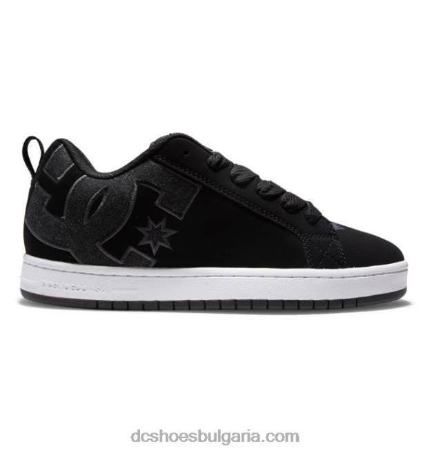 DC Shoes мъжки корт графични обувки GJnj7286 черен деним