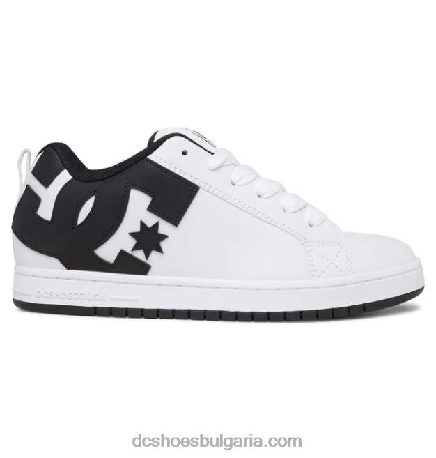 DC Shoes мъжки корт графични обувки GJnj767 бял черен