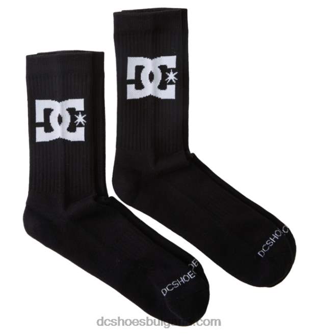DC Shoes мъжки чорапи dc star 2-pack crew GJnj784 черен