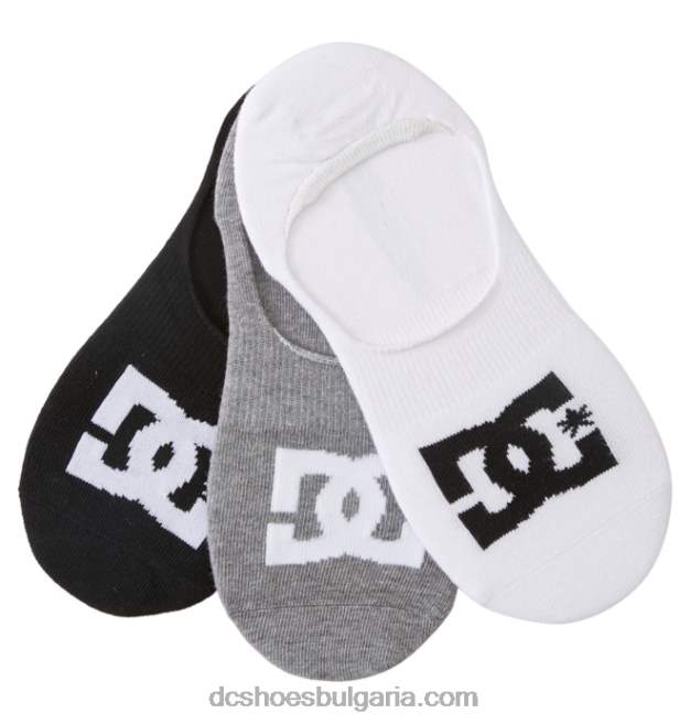 DC Shoes мъжки чорапи dc star liner 3 пакета без показване GJnj7121 мулти